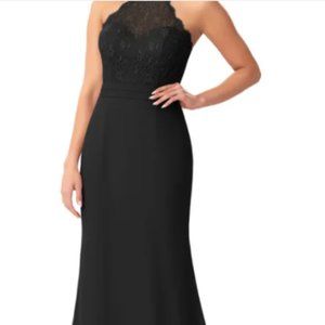 Halter Black Dress (Ceil Azazie)